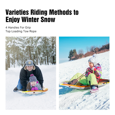 Зимний стиль свободный 48' EPS Foam Core Adult Snow Sleds для двоих
