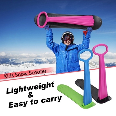 10' Board Width Kids Пластмассовый складной снегоход Кик-скотер санки для детей