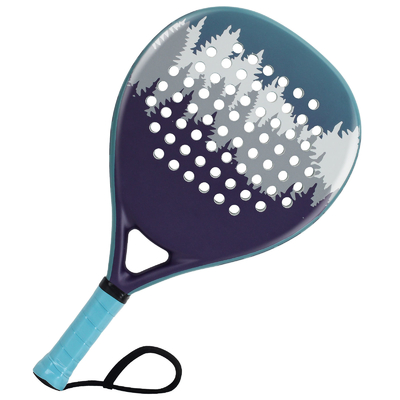 WOOWAVE Профессиональный Углеродный Волокно EVA Memory Core Soft Beach Tennis Racket Синий Падель