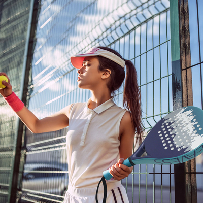WOOWAVE Профессиональный Углеродный Волокно EVA Memory Core Soft Beach Tennis Racket Синий Падель