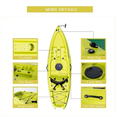 2.1-3м Длина ротомольдированный каяк, изготовленный из WOOWAVE LLDPE/HDPE материала