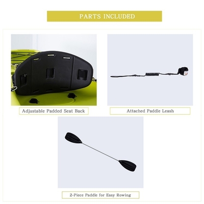 2.1-3м Длина ротомольдированный каяк, изготовленный из WOOWAVE LLDPE/HDPE материала