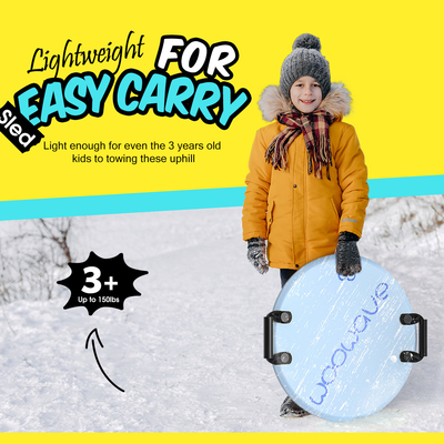 Мягкий пенный снежный санузел Woowave Custom 21 дюймовый наружный снегоход для детей