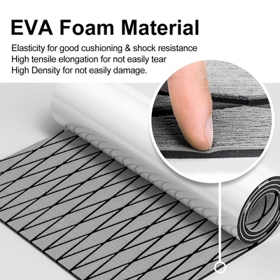 Яхт-борт Decking False Teak Sheet Marine Mat из пенообразующей материи EVA толщиной 6 мм