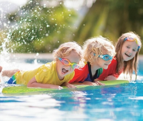 Голубое/зеленое Детские купальные лапши Woowave Soft EVA Foam Pool Float Noodle Floating Bar