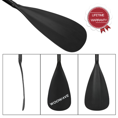 2.1lbs Woowave 3 Piece SUP Paddle Board Boat Carbon Fiber Paddle Oar для рыбалки Кайак