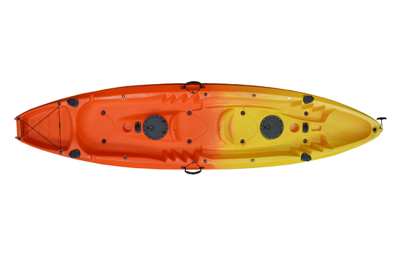 LLDPE/HDPE материал 2 человека Каноэ для семьи Каяки Woowave Градиентный рыболовный каяк