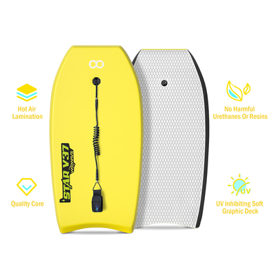 Сгибающийся шнур WOOWAVE Легкий 2.14lbs серфборд с шириной доски 20.9 дюйма