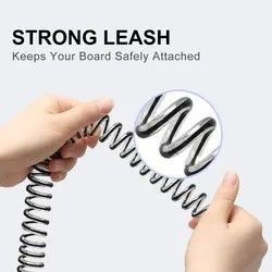 Однослойный подушечный запястье ремень серфборд Leash Woowave Дизайн 5,5 мм / 7 мм / 8 мм Диаметр