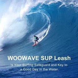 Однослойный подушечный запястье ремень серфборд Leash Woowave Дизайн 5,5 мм / 7 мм / 8 мм Диаметр