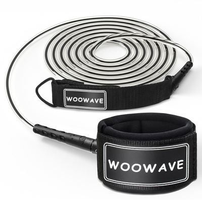Настроенный цвет Логотип Падальная доска Leash Woowave Двойные вращающиеся TPU Ленты для лодыжек SUP Сёрф