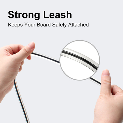 Настроенный цвет Логотип Падальная доска Leash Woowave Двойные вращающиеся TPU Ленты для лодыжек SUP Сёрф