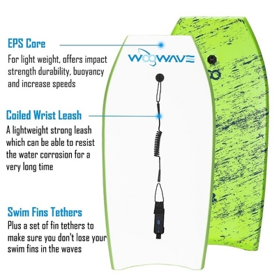 Детская EVA Surf Bodyboard с ремнем Высота 4'-5'7' 120cm-170cm
