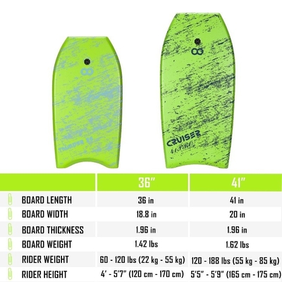 Детская EVA Surf Bodyboard с ремнем Высота 4'-5'7' 120cm-170cm