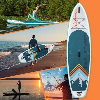 10'2' Woowave Конечная корпусная доска для озер рек Сёрф-шлейф и насос аксессуары включены