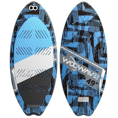 49' Wakesurf Board Glass Stand Up Paddle Board Сёрфборд Синий Применимые люди Унисекс
