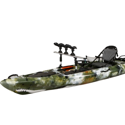 395*92*35 см одиночный рыболовный каяк Woowave Design с педальным приводом и электродвигателем