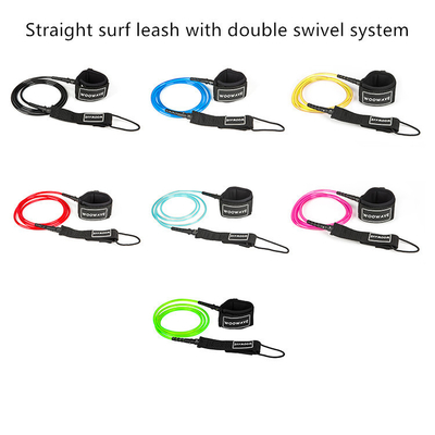 7мм 5ft-10ft Kiteboarding настраиваемый цвет SUP обычный Essential Leash с логотипом шелка