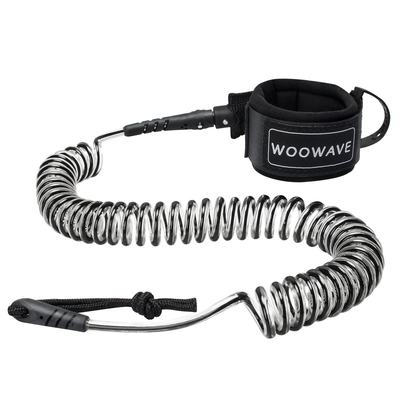Резиновый логотип Серфинг Лег Шнур для озер Реки WOOWAVE Суп Падл Борт Серфинг Шнур