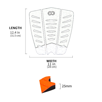 3M или Domestic Adhesive Surfboard Traction Pad for Deck Grip SUP Front Tail Pad (Подставка для прикрепления к серфбору на палубе)