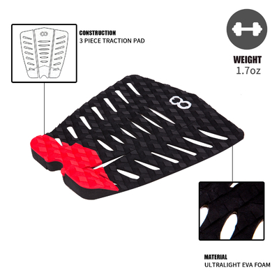 Подставка WOOWAVE Custom Surfboard Traction Pad SUP Передняя хвостовая подставка EVA пена для серфинга