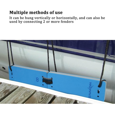 20' Custom EVA Flat Port Marine Rubber Fender для озер рек Найлоновые веревочные принадлежности