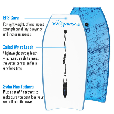 Улучшите свою игру в серфинге Woowave EPS XPE HDPE Foam Board Bodyboard с серфингом