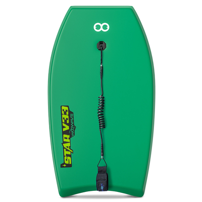 Борт вес 1.17lbs Woowave 33 дюймов Custom Design HDPE Shortboard Бодиборд для гонщиков