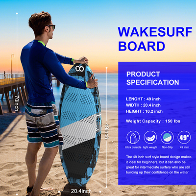 Профессиональный 49' Wakesurf стекловолокно Stand Up Paddle Board для энтузиастов серфинга