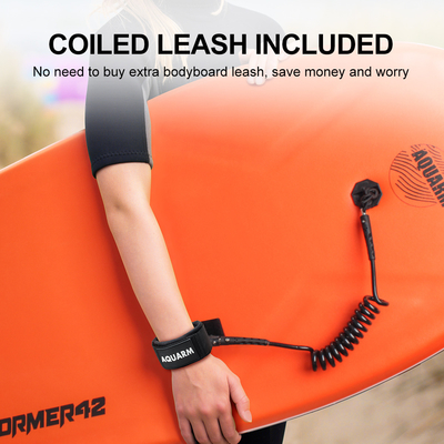 Мужской 42,5-дюймовый бодиборд с PE Core Professional Surfing Essential